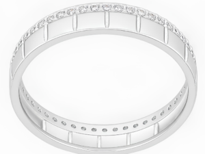 Anillo Cuadros Líneas Circones
