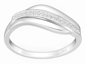 Anillo Ondulado Líneas Circones