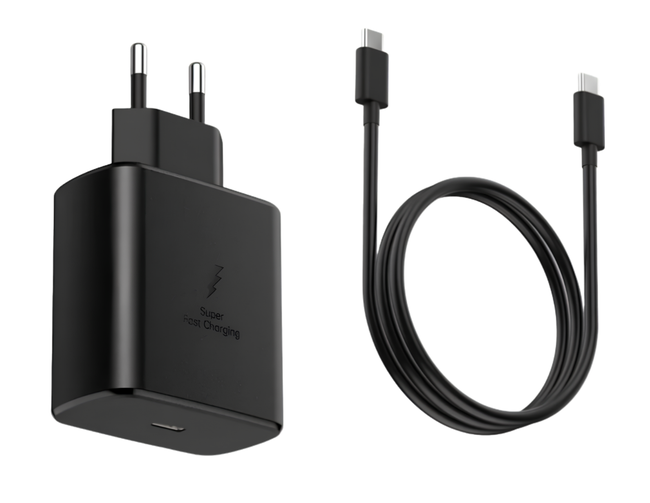 Cargador Samsung 45 W Tipo C Negro - Imagen 2
