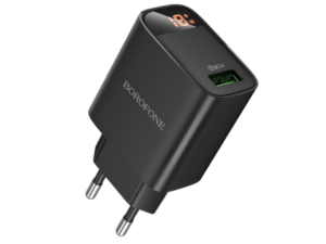 Cargador Borofone BA95A QC 18W Pantalla Digital