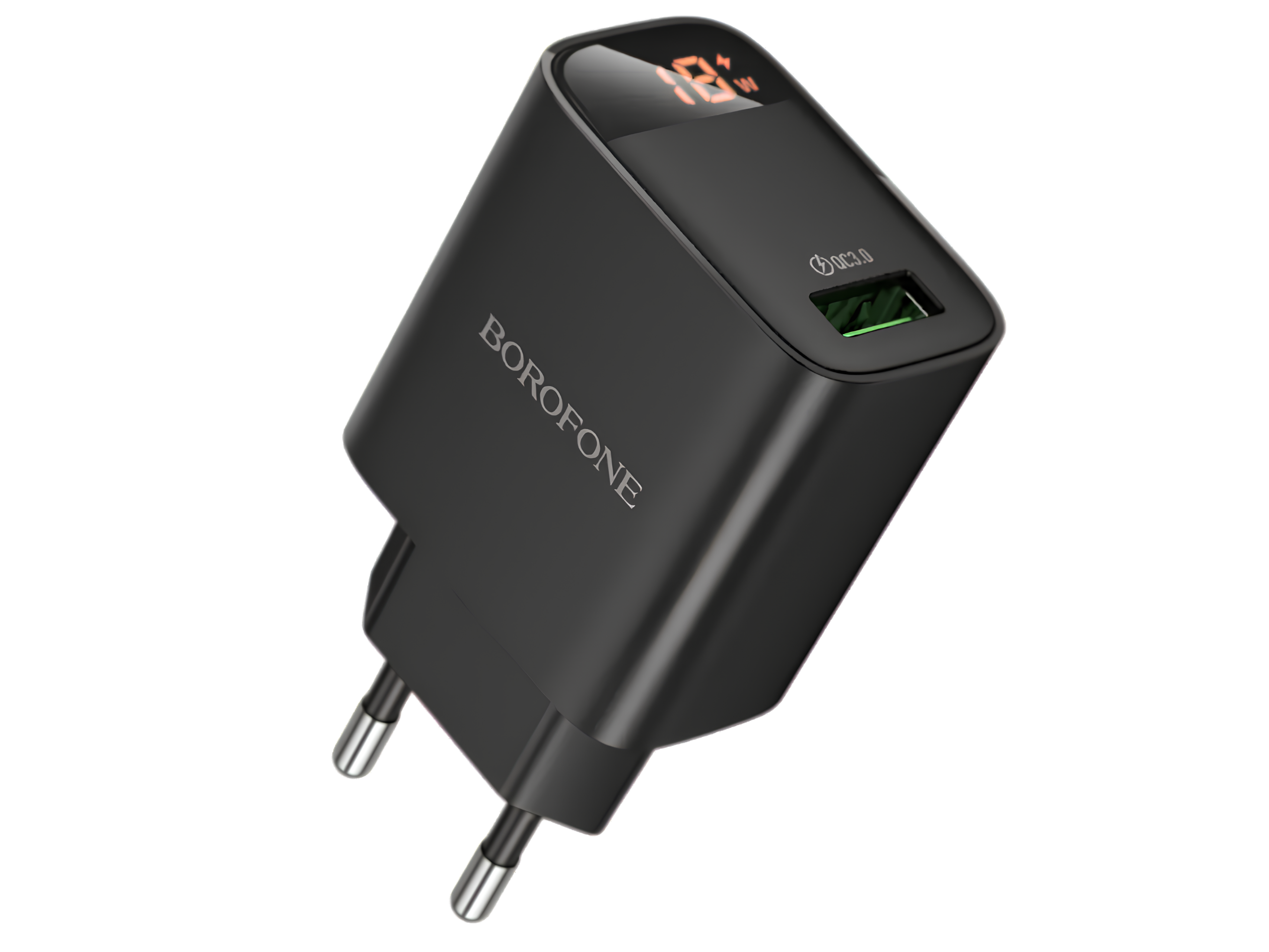 Cargador Borofone BA95A QC 18W Pantalla Digital