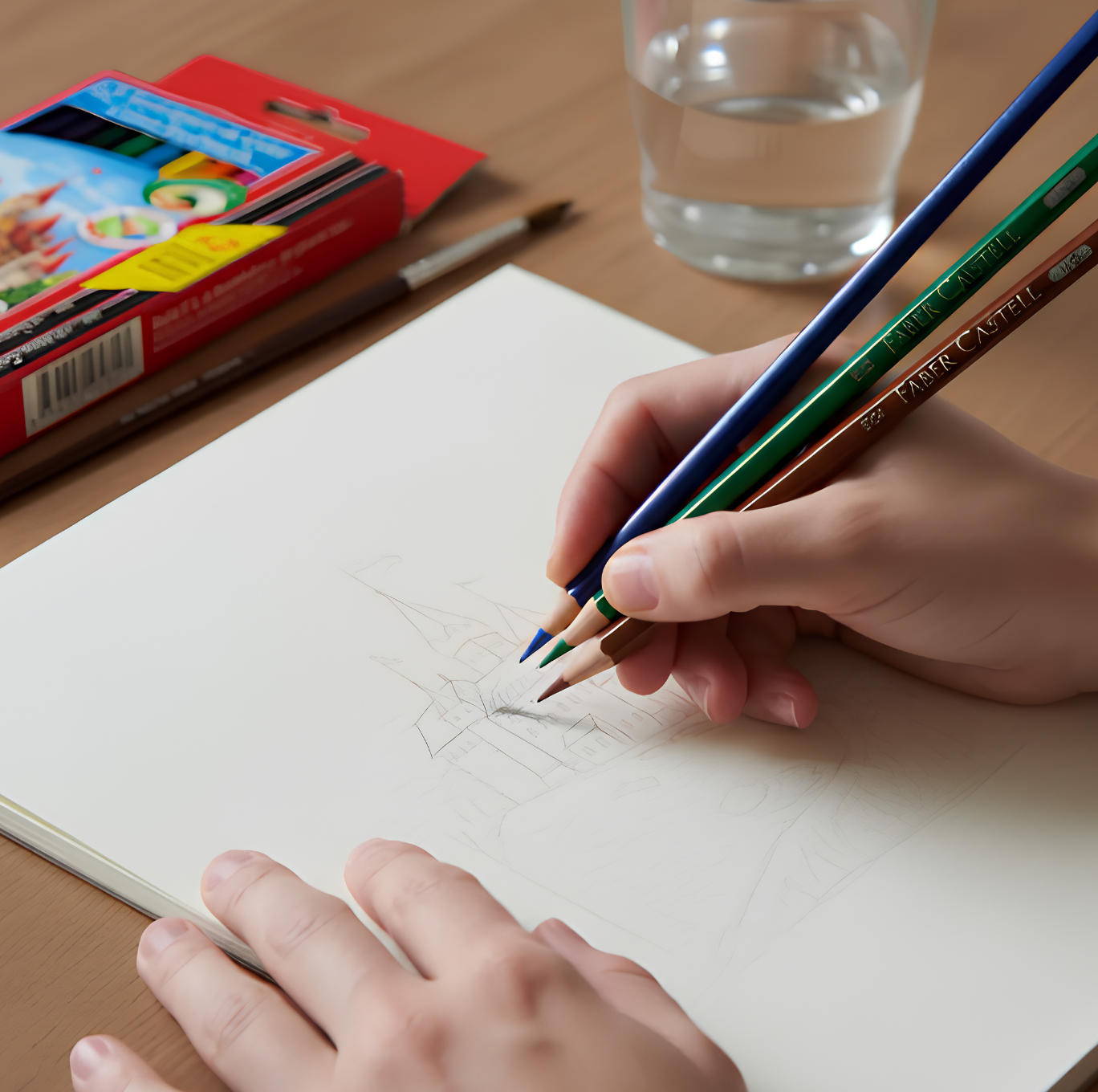 Lápices de Colores Faber Castell Hexagonales - Imagen 3