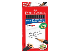 Caja 12 Lápices Grafito Hexagonal Faber Castell